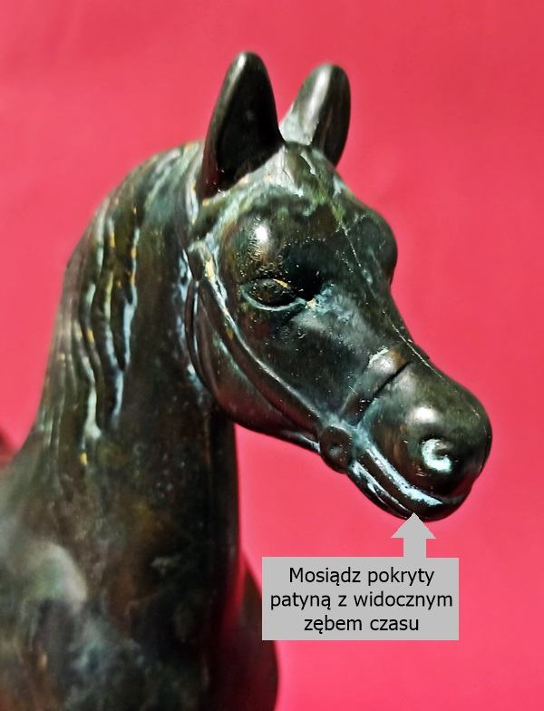 Dla kolekcjonera figurka konia jak antyk