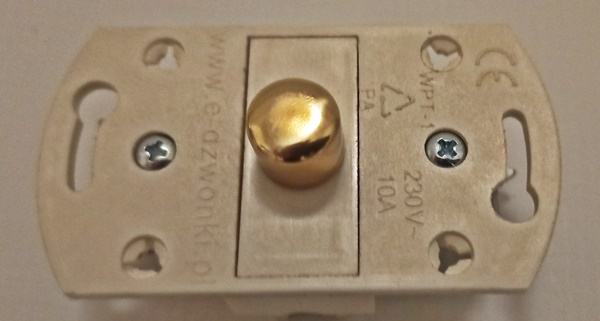mechanizm przycisku do dzwonka 230V