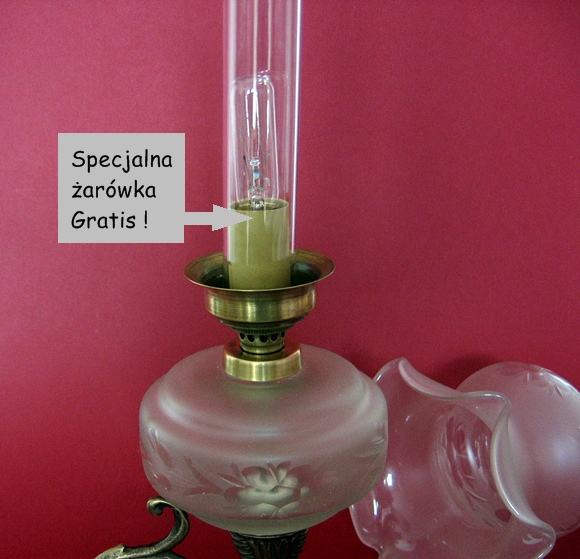 Lampa kaganek elektryczny