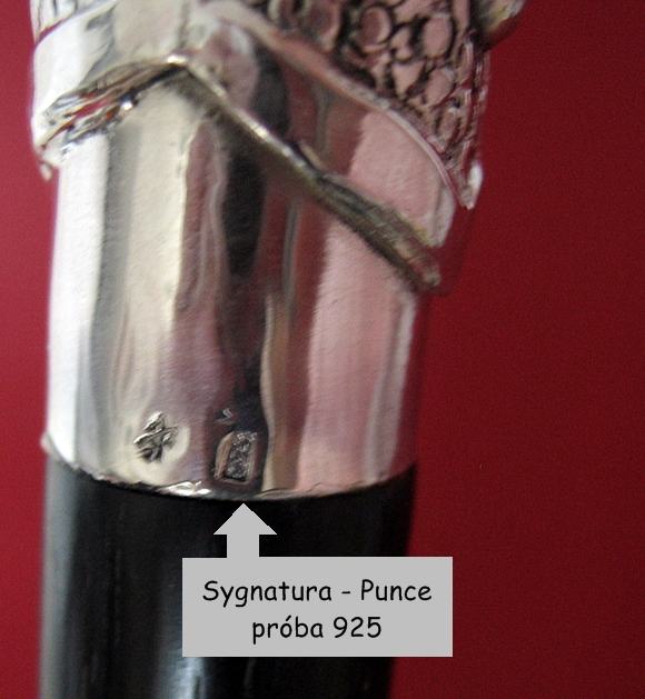 Wybite punce z próbą srebra 925