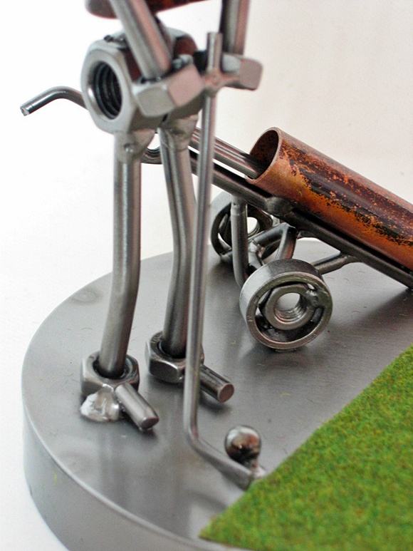 Nagroda statuetka dla golfisty