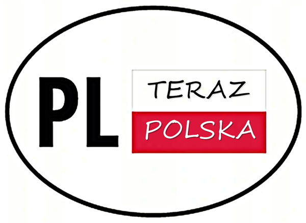 Teraz Polska emblemat orła dla kierowcy tira ciężarówki i autobusu