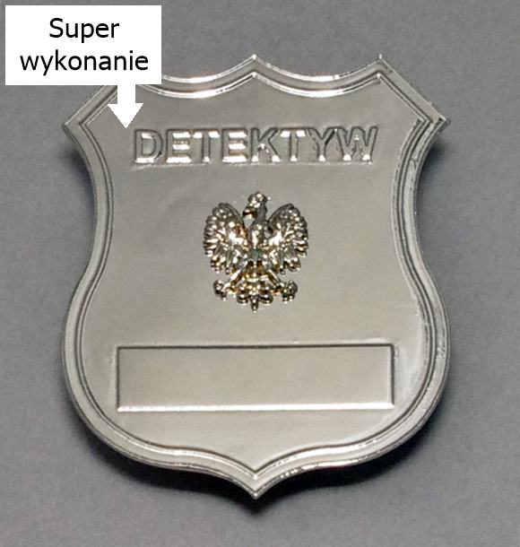 Odznaka srebrna detektyw
