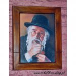 Kolorowy portret żyda na prezent