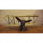 Metalowy model samolotu + Duży dwupłatowiec