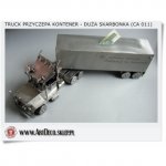 Skarbonka 2 Razy grawer na prezent dla chłopaka Metalowy model ciężarówki