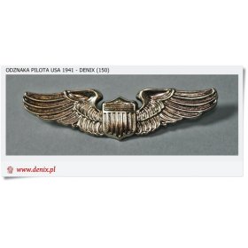  Wojskowa odznaka PILOTA USA - 1941 r. Denix 150