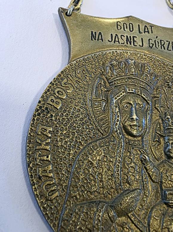 Medalion pamiatkowy z częstochowy