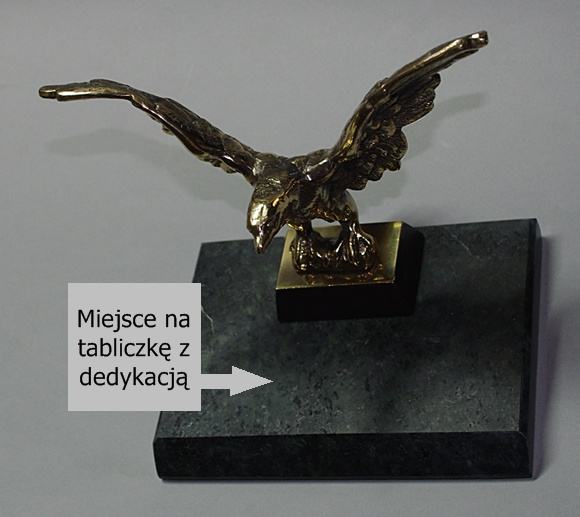 Statuetka figurka orła z dedykacją na prezent