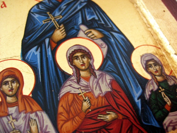 ikona Zofia z córkami Bizantyjska- Grecka