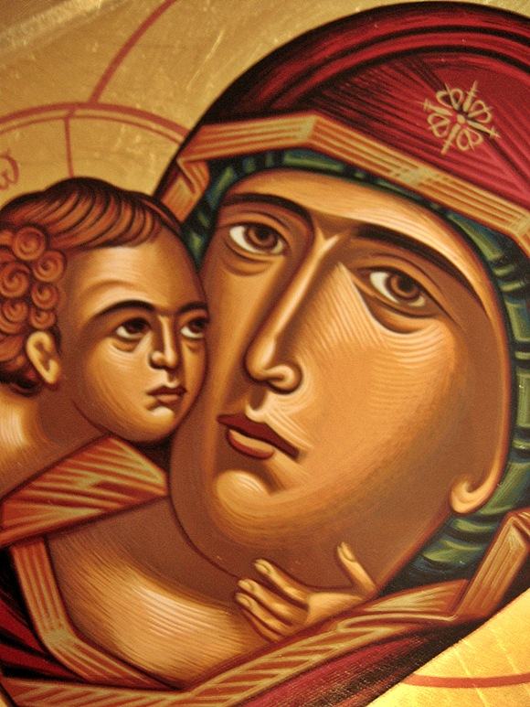 Ikona Grecka Matka Boża Współczująca