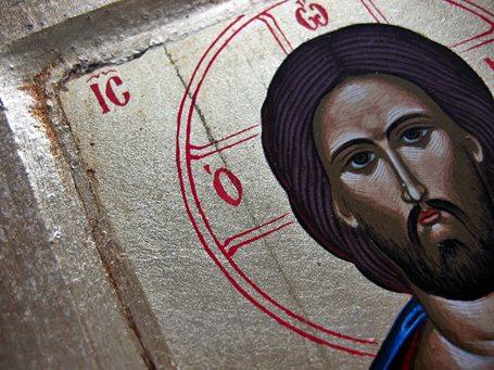 ikona bizantyjska pantokrator zbawiciel