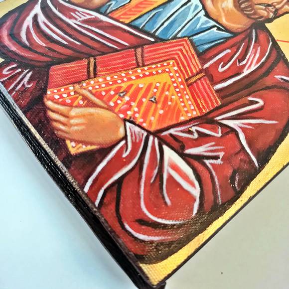 Ikona religijna na prezent Ikona dla Łukasza