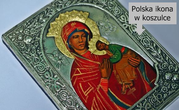 Polska ikona malowana w koszulce