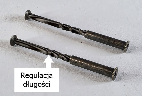 śruby z regulacją długości
