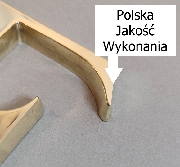 Polecam - Polskie rękodzieło Polskiego rękodzieła z mosiadzu numery i litery na dom
