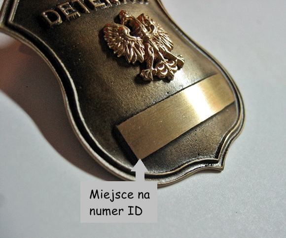Odznaka detektyw USA policja