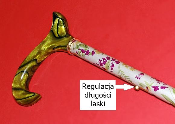 kolorowa damska laska