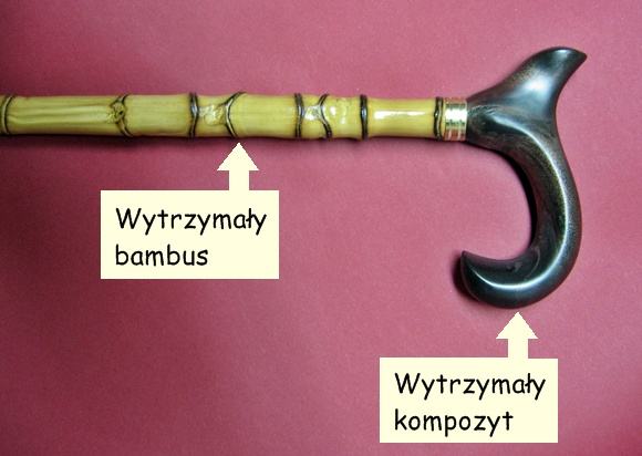 Lekka mocna laska z anatomicznym uchwytem