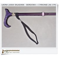 Składana laska dla kobiety