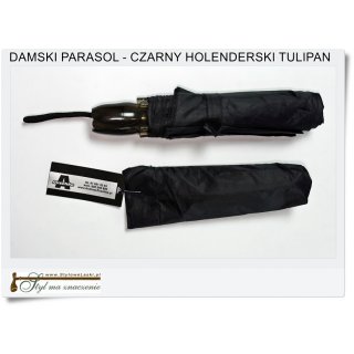 Czarny Parasol jak Holenderski TULIPAN