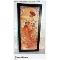 Reprodukcja lato Alphonse Mucha