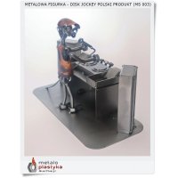 DISK JOCKEY metalowa figurka na prezent (MS 003)