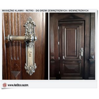 Mosiężne klamki artdeco sklep