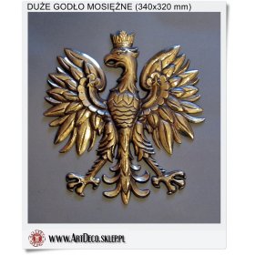 Godło mosiężne