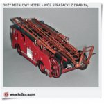 Duży metalowy model Wozu strażackiego