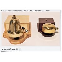 Dzwonek elektromechaniczny RETRO lata 20 DĄB