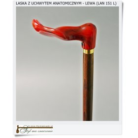 Elegancka laska leworęczna - Anatomiczna ( LAN 155 L)