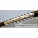 Elegancka laska na prezent Grawer ręczny Handmade - Czrana (NI 173)