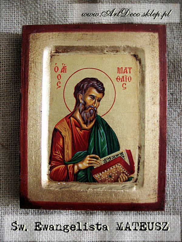  Ewangelista MATEUSZ ikona Grecka  (OS)
