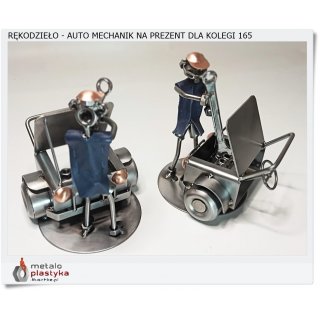Auto mechnik metalowa figurka Artdeco sklep