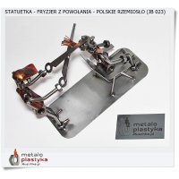 Prezent dla fryzjera metalowa figurka (JB 023)