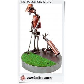 Metalowa figurka na prezent