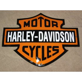 Harley Davidson SZYLD REKLAMOWY EMALIOWANY