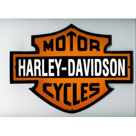 Harley Davidson SZYLD REKLAMOWY EMALIOWANY