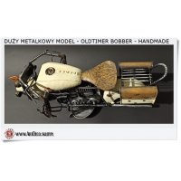 Metalowa replika model oldtimer Bobber