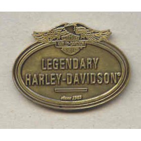 Harley Davidson złota odznaka