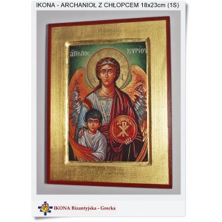 Ikona Archanioł - Anioł Stróż z Chłopcem (1S)