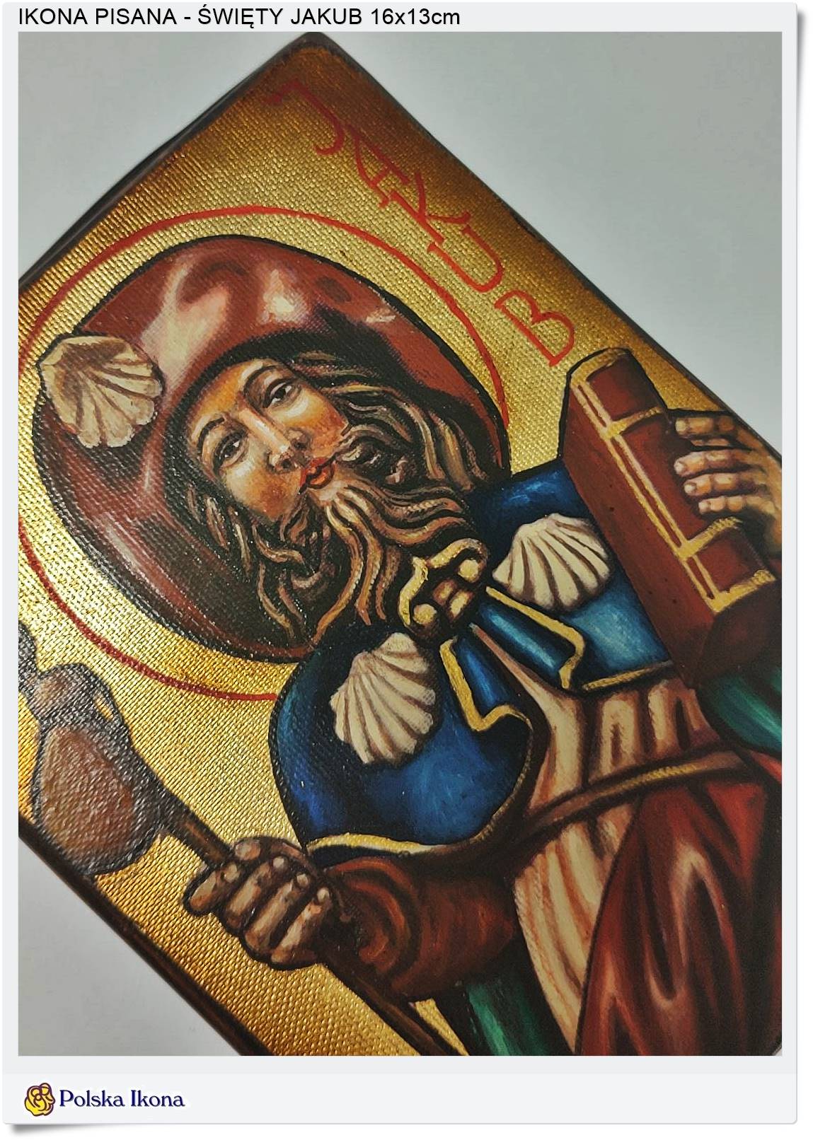  Święty Jakub ikona na desce