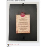 Certyfikat Grecki Bizantyjski