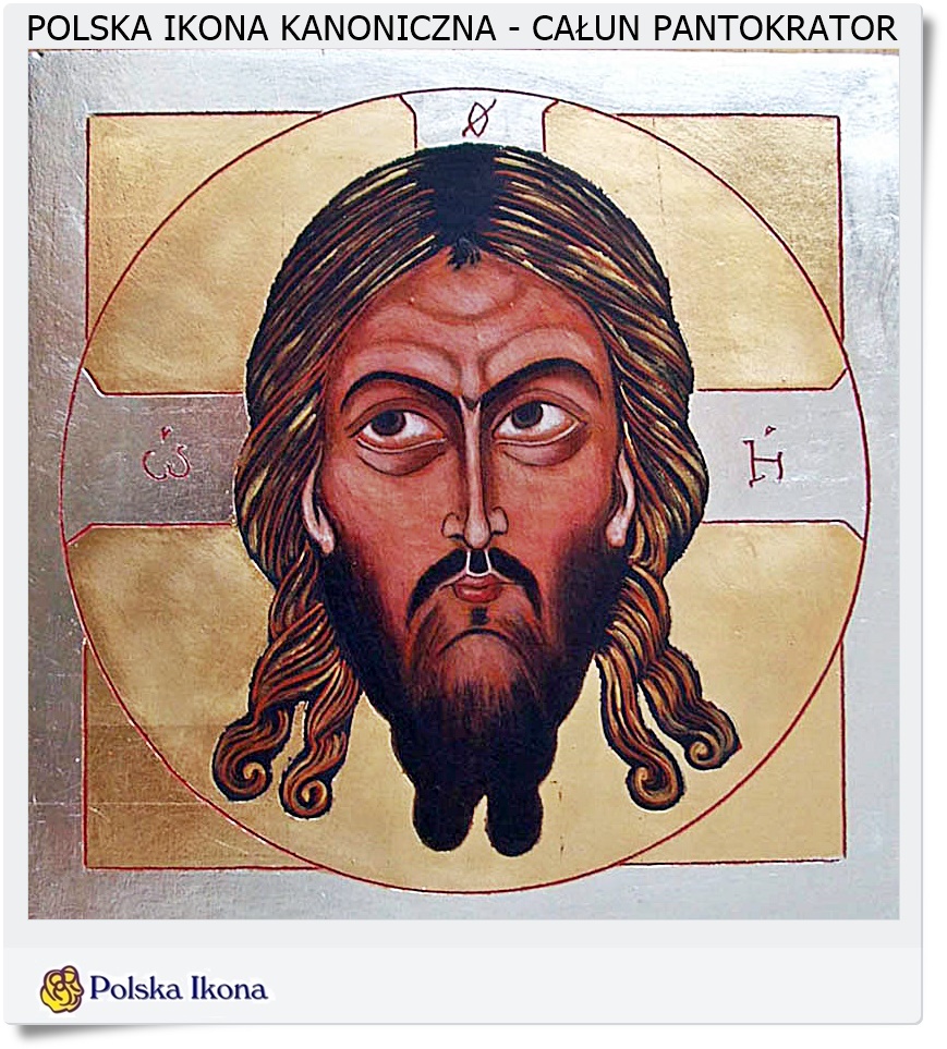  Ikona kanoniczna Całun Pantokrator