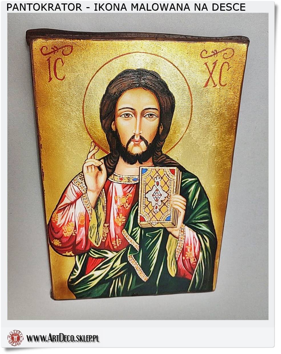  Pantokrator ikona malowana na desce
