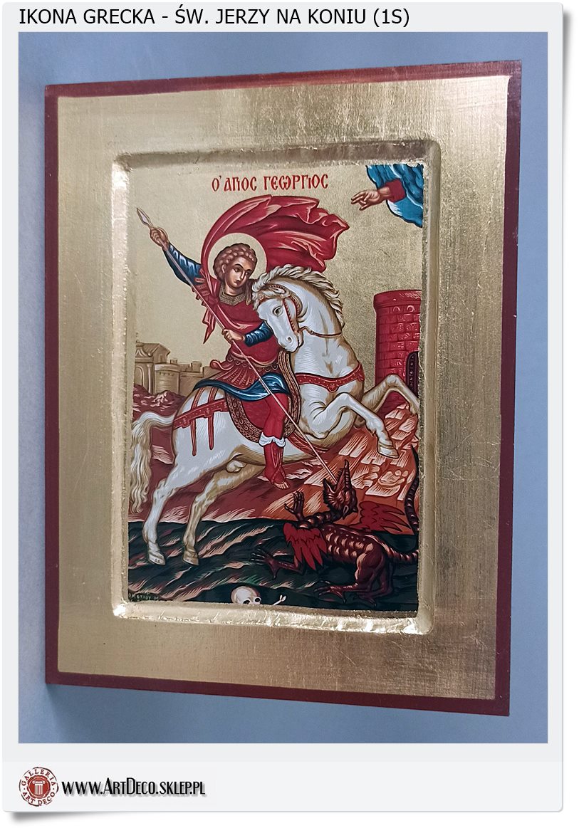  Ikona Świętego Jerzego na koniu