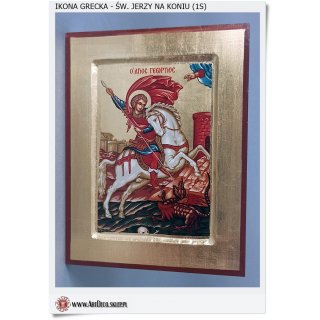 Ikona Świętego Jerzego na koniu