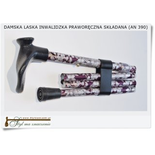 Aluminiowa składana laska