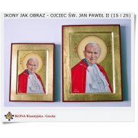 Jak obraz duża Ikona Ojciec Św. Jan Paweł II (2S)